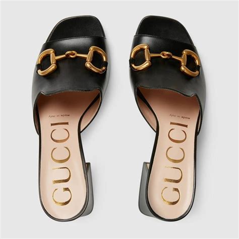 gucci slide sandals with horsebit|gucci horsebit sandals sale.